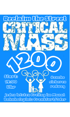Critical Mass Frankfurt (Oder)